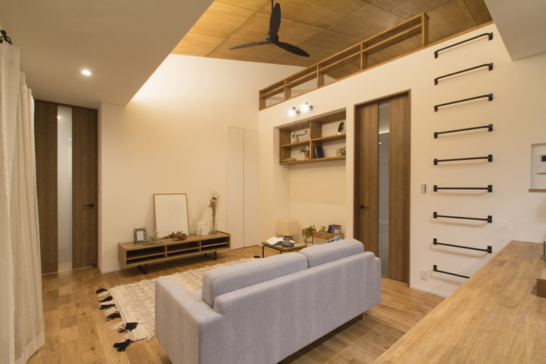 平屋にして良かった！家族を感じられるお家 画像