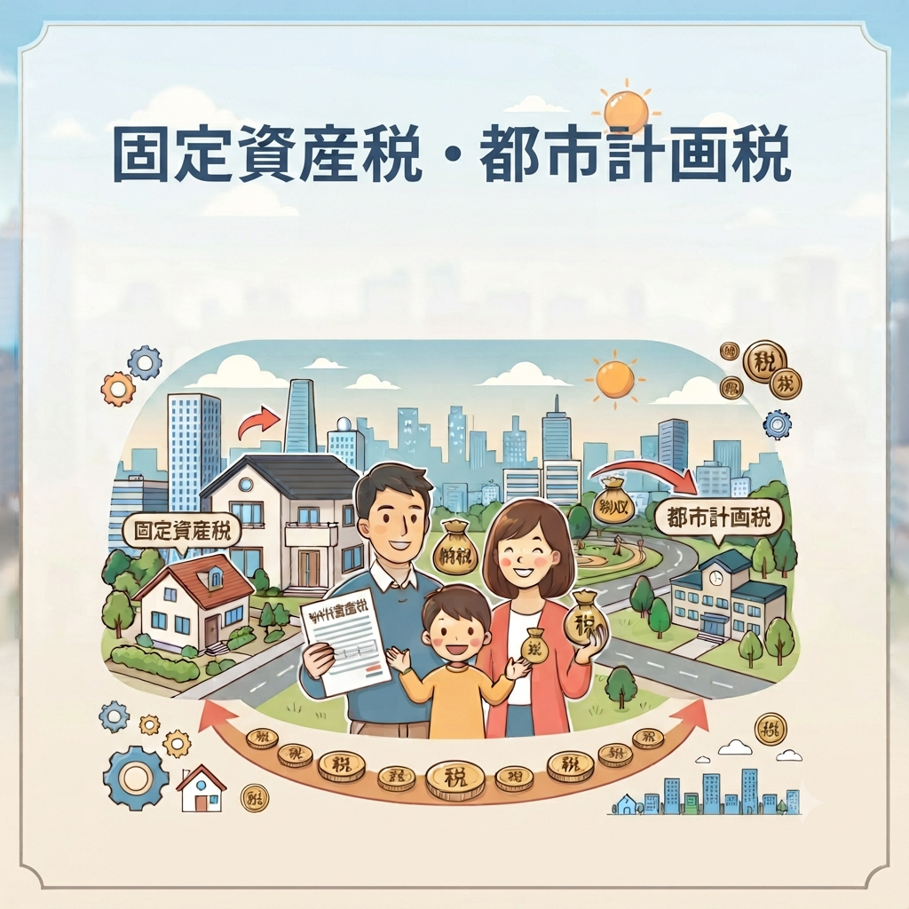固定資産税・都市計画税はいくらかかる？ アイキャッチ画像